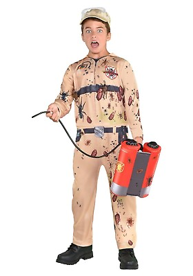 #ad Kids Halloween Costume Bugged Out Exterminator Size Medium 8 10 New $17.95