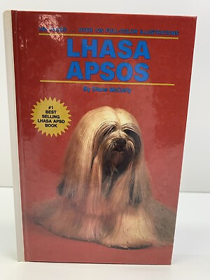 #ad Vintage Lhasa Apsos 1988 Hardcover Dog Book Retro $19.99