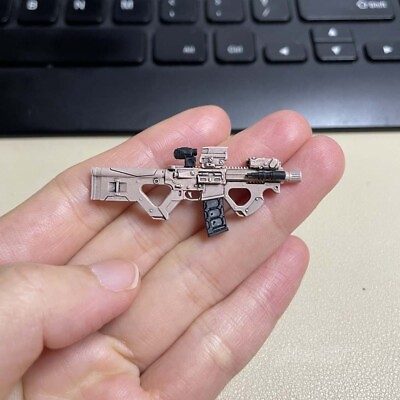 #ad IN Stock Painted 1 18 AR Gun Weapon Model For DIY 3.75quot; Action Figure $19.94