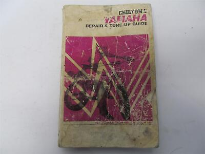 #ad CHILTONS REPAIR amp; TUNE UP GUIDE FOR THE YAMAHA ALL MODELS FROM 1964 1972 $10.40