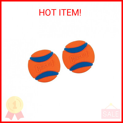 #ad Chuckit Ultra Ball Dog Toy Small 2 Inch Diameter Pack of 2 for Breeds 0 20 $10.89