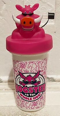 #ad HOGS BREATH CAFE VINTAGE HOGSTER Sipper Cup With Bendable Sipper Straw EUC AU $30.00