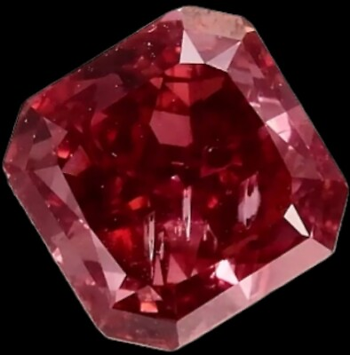 #ad Stunning Fancy Red Loose Diamond Radiant shape 0.54CT. I1 GIA Cert. $325000.00