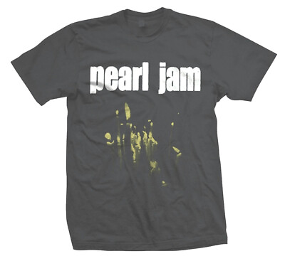 #ad New Pearl Jam Candle Charcoal Gray Lightweight Band Shirt S 2XL badhabitmerch $18.88