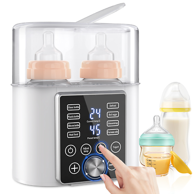 #ad Baby Bottle Warmer 12 In 1 Babies Fast Bottle Milk Warmer Double Food Heater D $50.89