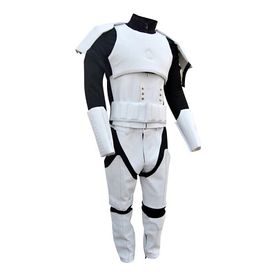 #ad Star Wars Stormtrooper Motorcycle Real Leather Suit Storm trooper costume suit $299.00