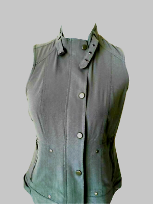 #ad Caché Safari New Vest Moss Size S NWT Cache $107.00