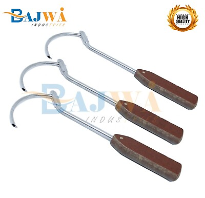 Wire Passer Large Medium and Small Orthopedic Surgical Instrument Set Of 3 PCS $59.99