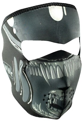 #ad Zan Headgear Neoprene Face Mask Alien One size fits most Full Face WNFM039 Alien $20.03