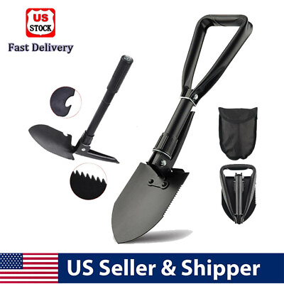 #ad Folding Survival Shovel Military Style Entrenching Tool for Off Road Camping US $11.95