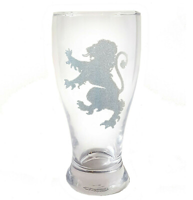 #ad Lion Rampant Beer Glass Free Personalized Engraving Engraved Pilsner Glass $25.30