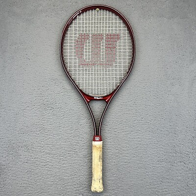 #ad Wilson Pro 110 Aerodynamic High Beam Series Tennis Racquet 4 1 2 Grip With Case $28.16