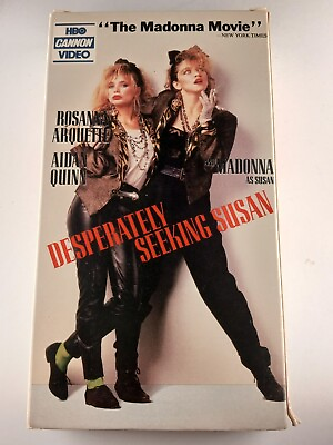 #ad Desperately Seeking Susan VHS 1985 Rosanna Arquette Madonna TESTED $7.50