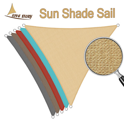 #ad Sun Shade Sail Triangle Canopy Cover UV Block Sunshade Yard Deck Patio Outdoor $36.99