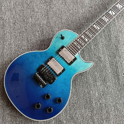 #ad Brand New Custom Blue 6 String Electric Guitar Chrome Hardware In Stock $299.00
