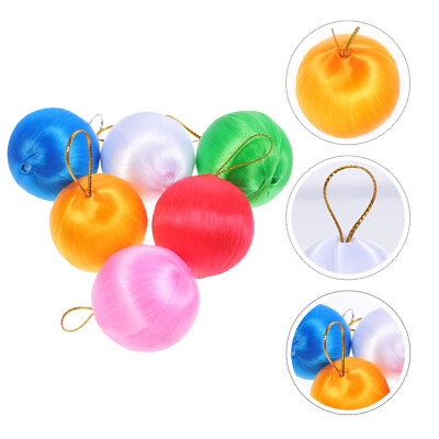#ad 4 Packs 24PCS Silk Ball Party Tree Decor Colored Balls Wedding Decoration $8.59