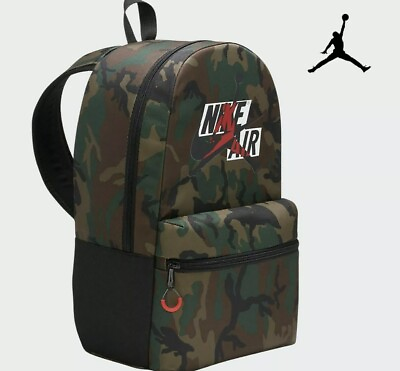 #ad New Nike Air Jordan Jumpman Classics School Travel CAMO Boys Mens Backpack $49.00
