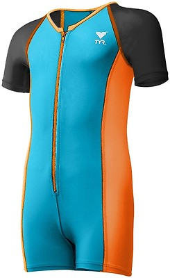 #ad TYR Boys Solid Thermal Swim Suit 2019 $23.95
