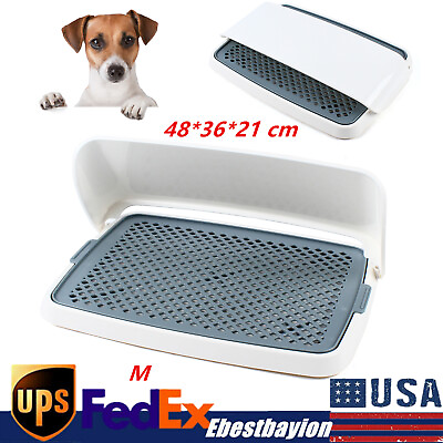 #ad Portable Dog Training Toilet Indoor Potty Pet Litter Box Puppy Pad Holder Tray $35.70