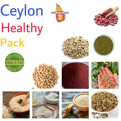 #ad 100% Pure Organic Ceylon Grains Grams all in one Essential Healthy seeds Pack 8 $159.50