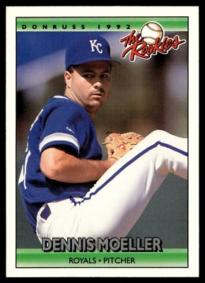 #ad 1992 Donruss The Rookies Dennis Moeller Rookie Kansas City Royals #82 $2.10