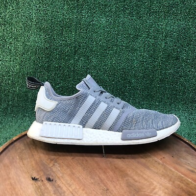 #ad Adidas Mens Originals NMD R1 Grey White Athletic Shoes Sneakers Size 13 BB2886 $59.95