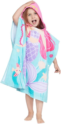 #ad 100% Cotton Hooded Towel for Toddlers 2 6 Years Boys Girls Kids Bath Pool Beach $26.28