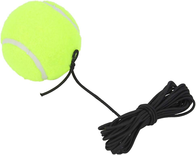 #ad Training Tennis Ball Tennis Ball with 4M Elastic Rubber Rope Indoor Outdoor Sp $17.91