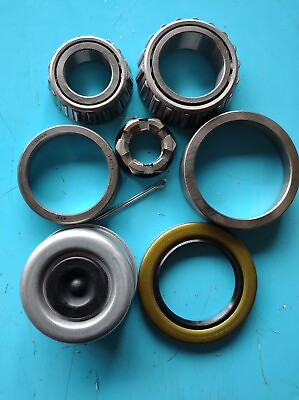 #ad Complete Trailer Bearing Kit 7k Axle 14125a 255801036 BK3 200 w cap amp; nut $34.27