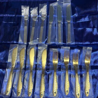 #ad Yamaco Yamazaki Metal Industry Nobeljubilee Cutlery Set Of 14 $214.08
