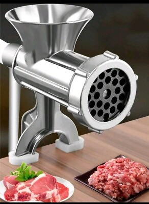 #ad Multifuntion Manual Meat Grinder Aluminum Alloy Mincer kitchen Making Sausage $24.99