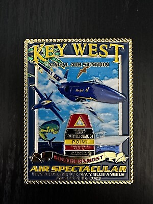 #ad Key West Southernmost Spectacular Blue Angels FAA IIC challenge coin $25.00