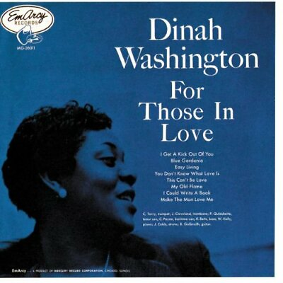 #ad Washington Dinah For Those in Love Washington Dinah CD MIVG The Fast Free $7.28
