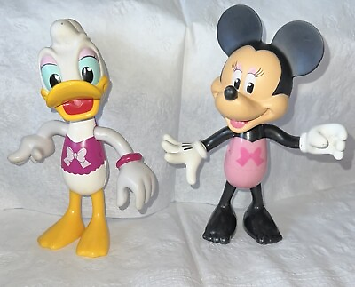 #ad 💥Disney 2013 Minnie Mouse amp; 2011 Daisy Duck Snap amp; Style Toy amp; Figure 5.5” $12.99