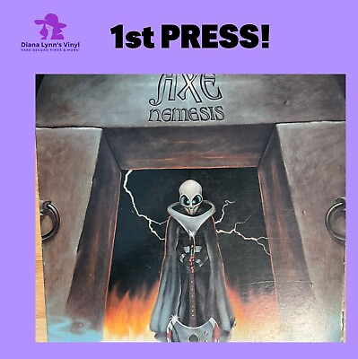#ad Axe Nemesis LP Vinyl Record TESTED ORIGINAL 1983 PRESS $11.00