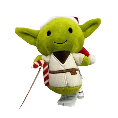 #ad Hallmark Itty Bittys HOLIDAY YODA Star Wars NEW NWT 4quot; Plush Stuffed Toy $8.24