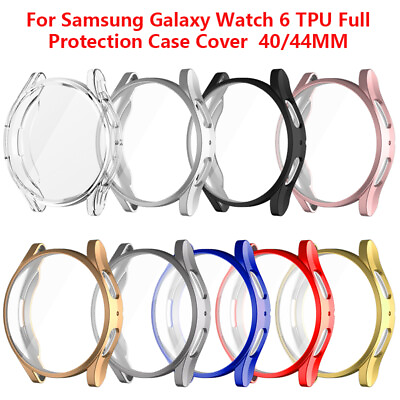 #ad TPU Full Protect Screen Protector Case Cover For Samsung Galaxy Watch 6 40 44mm $5.89