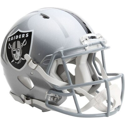 #ad LAS VEGAS RAIDERS Riddell Speed NFL Authentic Football Helmet $289.95