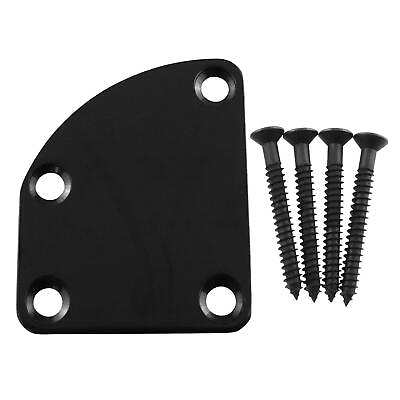 #ad 1 SET Electric Guitar Neck Plate Curved Cutaway Semi Round Neck Joint Back Mo... $15.52