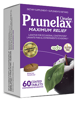 #ad Prunelax Ciruelax Laxative Maximum Relief Tablets for Constipation 60ct $20.00