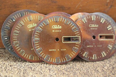 #ad Vintage Dial Slava 2428 2429 Soviet Watch spare parts 31mm Ussr cccp $7.00
