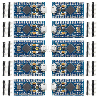#ad 1 10PCS Micro USB Type C Pro Micro ATMEGA32U4 Board For Arduino Replace Pro Mini $51.69