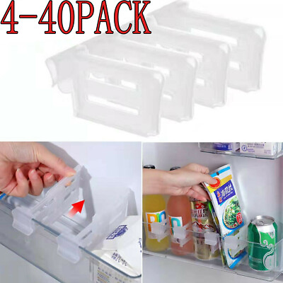 #ad Refrigerator Partition Divider Adjustable Food Organizer Kitchen Gadgets Tool $39.99