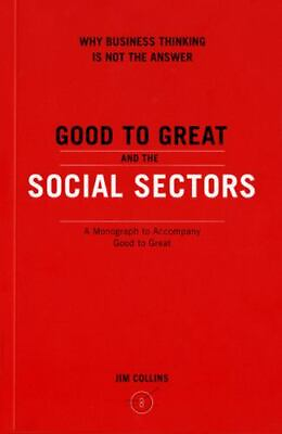 #ad #ad Good to Great and the Social Sectors: A M 9780977326402 Jim Collins paperback $3.98