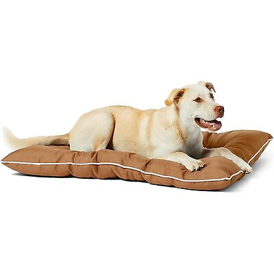 #ad Amazon Basics Outdoor Water Repellent Pet Pillow Bed Brown Large $29.99