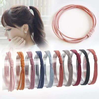 #ad Women Hair Ring Scrunchies Rubber Band Headwear Hair Band Ropes Tie Ring Fashion C $0.99