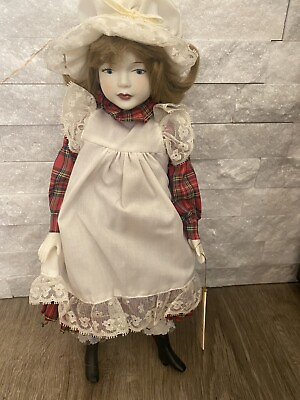 #ad Victoria#x27;s Collectibles Cloth and Porcelain Doll 1982 $25.00