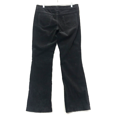 #ad Tommy Hilfiger Corduroy Pants Womens 10L 10 Long Dark Gray 33quot; Inseam Mid Rise $19.78