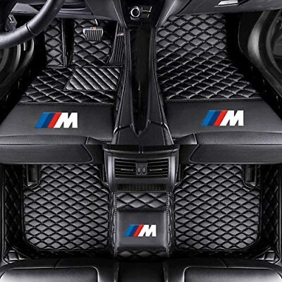 #ad Car Floor Mats Fit BMW Model Waterproof auto Custom Liner Carpets Pu Leather $41.86