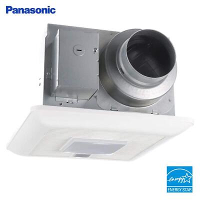 #ad Panasonic DC Exhaust Fan 110 CFM 3 Speed LED Light w Motion Humidity Sensors $354.72